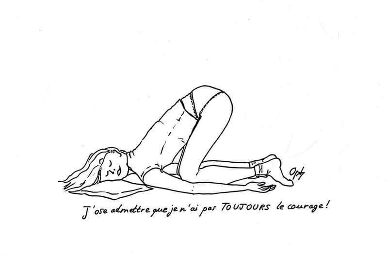 Courage blog dessinatrice Lilloise Ophélie