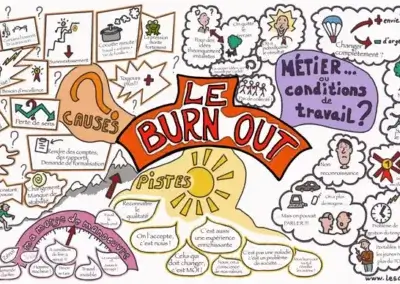 burn out accompagnement facilitation graphique