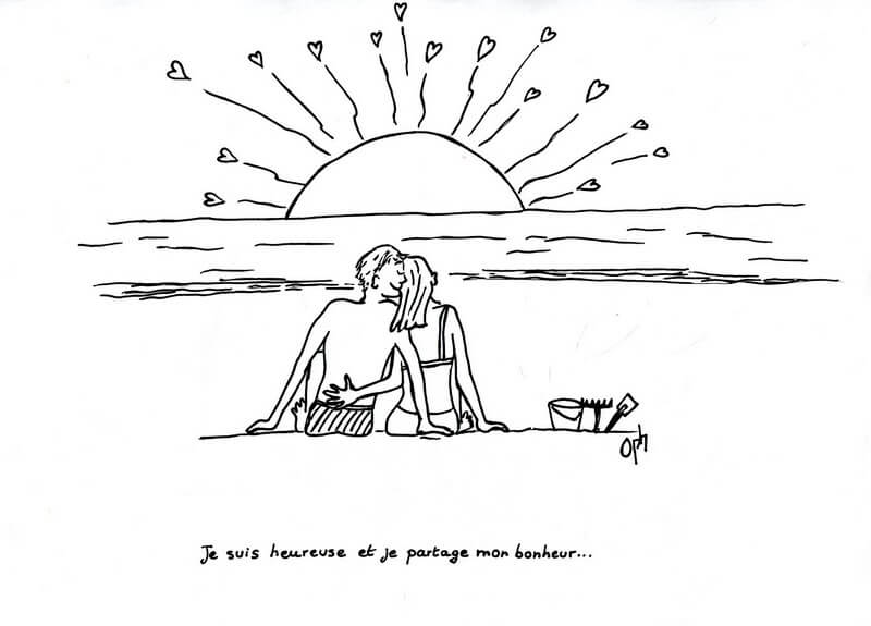 Bonheur blog dessinatrice Oph