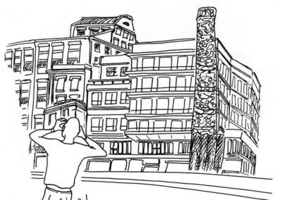 Dessin sympa monument Oph Ophélie Glorieux
