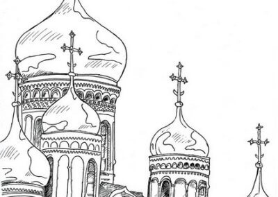 Dessin monument Oph Ophélie Glorieux